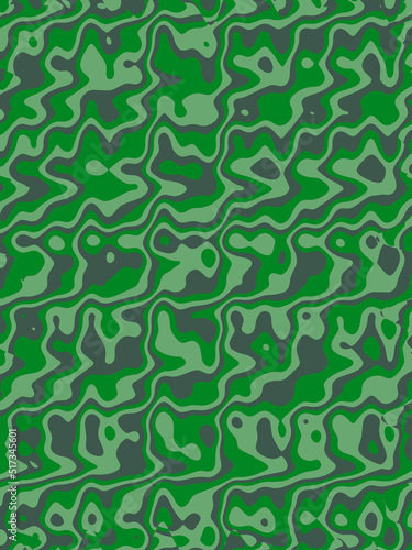Abstract and contemporary camouflage pattern