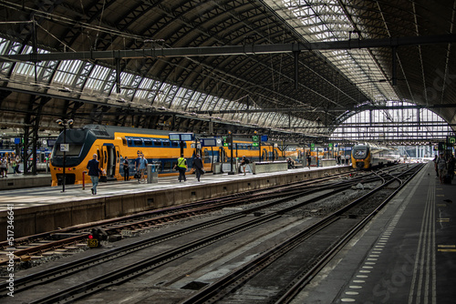 Amsterdam Central  Train Station 