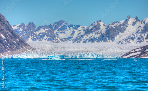 Knud Rasmussen Glacier near Kulusuk - Greenland  East Greenland