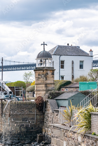 The smallest functioning lighthouse in the world at North Queensferry village