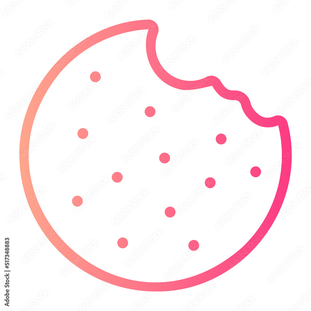 biscuit gradient icon biscuit gradient icon