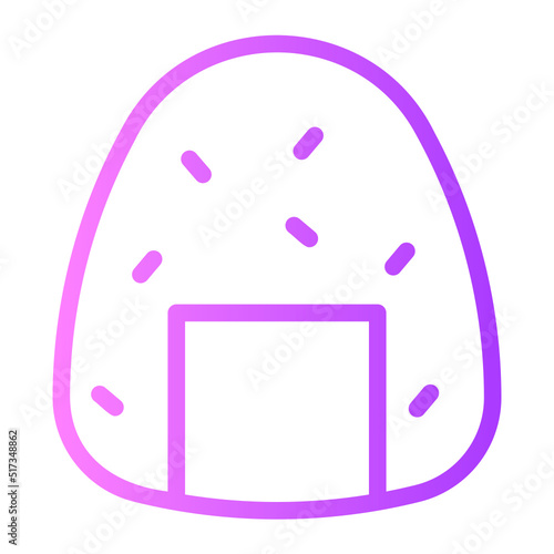 onigiri gradient icon