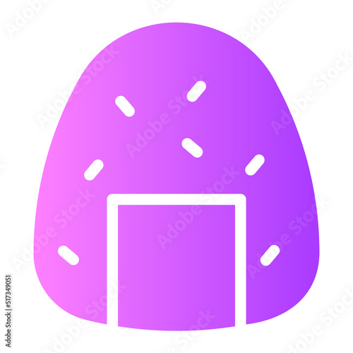 onigiri gradient icon