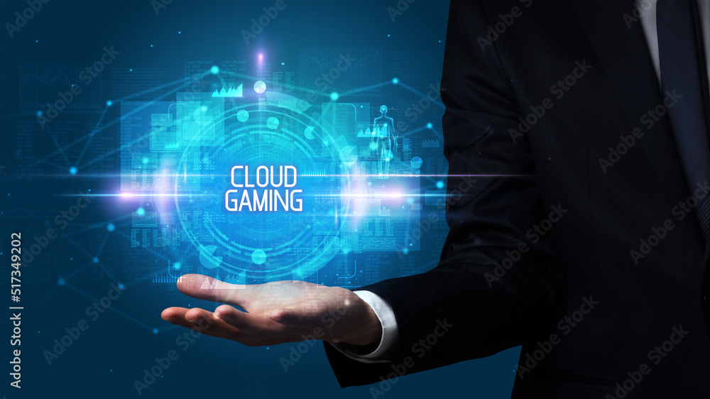 Man hand holding digital technology concept Man hand holding digital technology concept