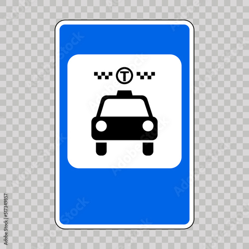 Road sign. Traffic sign. Transport sign. Vector illustration. 
