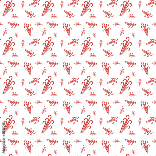 Lollipops candy cane.Christmas seamless pattern.
