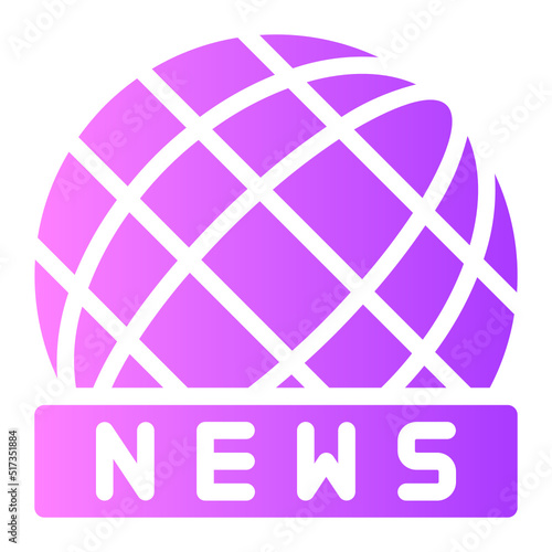 news gradient icon