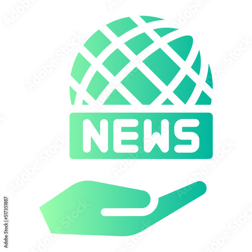 news gradient icon