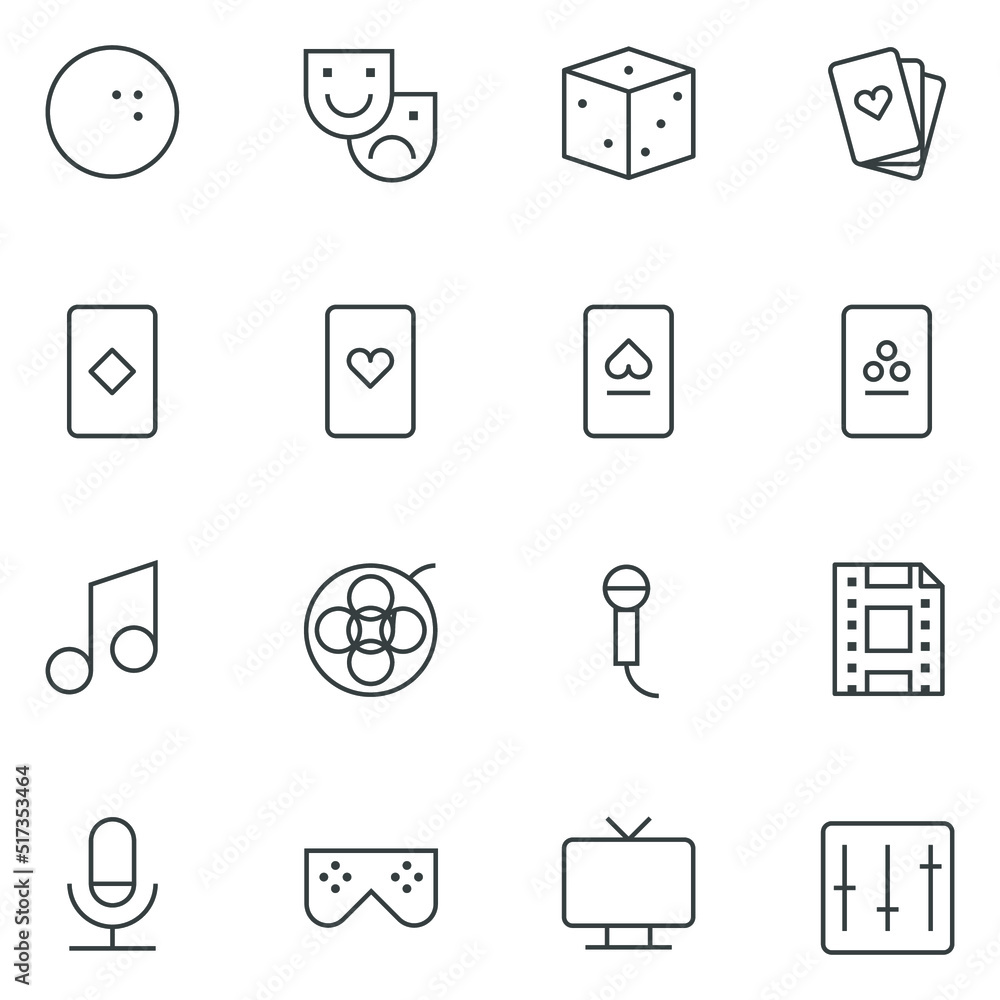Leisure line icons in comic style. Entertainment set cartoon vector illustration on white isolated background. Movie media splash effect business concept.
Leisure line icons in comic style. Entertainment set cartoon vector illustration on white isolated background. Movie media splash effect business concept.