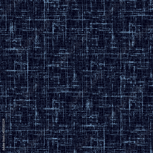Seamless detailed woven linen fabric texture background