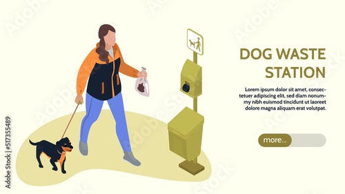 Cleaning Pets Poop Banner