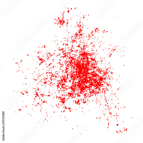 red stain on white background illustration vector