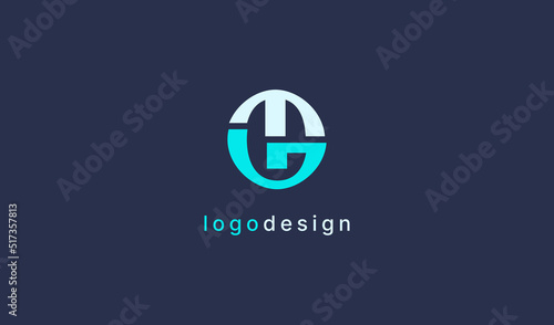 Abstract Initial Letter MG GM Logo. Usable for Business and Branding Logos. Flat Vector Logo Design Template Element.