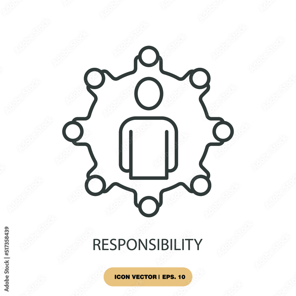 responsibility icons symbol vector elements for infographic web responsibility icons symbol vector elements for infographic web