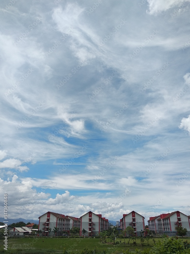Dormitory at college campus university
