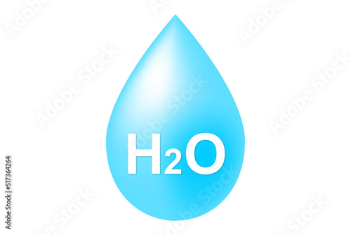 H2Oのイラスト