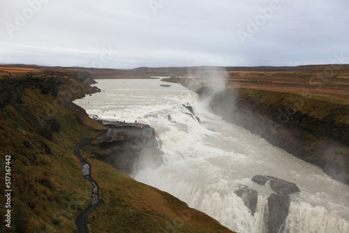 Gullfoss - the waterfall in Iceland © nikidel