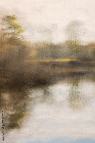 An ICM picture (Intentional Camera Movement) with a texture on top