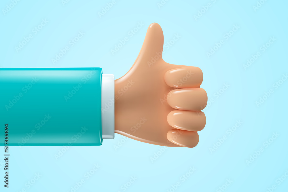 3d hands icon. Cartoon style hand gesture. Vector realistic illustration. 3d hands icon. Cartoon style hand gesture. Vector realistic illustration.