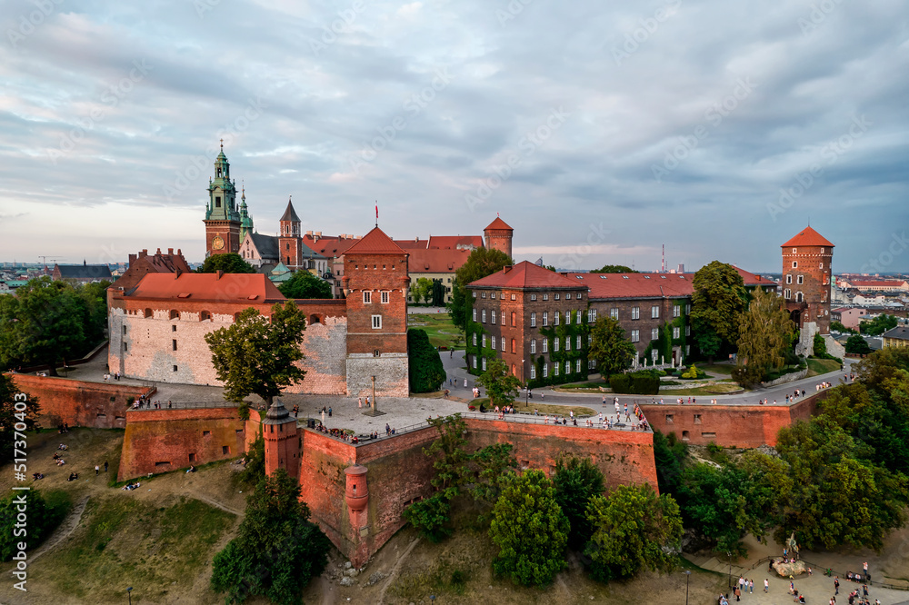 Fototapeta premium Wawel Royal Castle - Krakow, Poland.