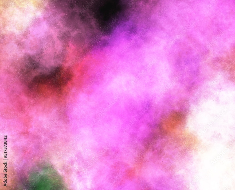 Fototapeta premium Realistic Space Background with Nebula Star Clouds.