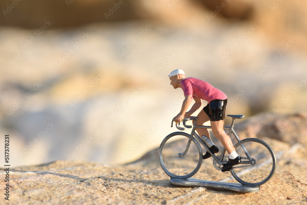 Naklejka premium Cyclisme cycliste vélo champion tour Italie Giro maillot rose