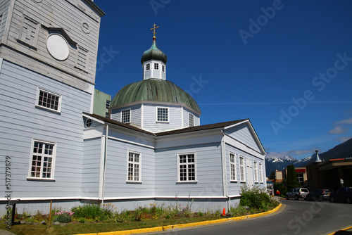 Tableau sur toile St. Michael's Cathedral, Sitka, Alaska
