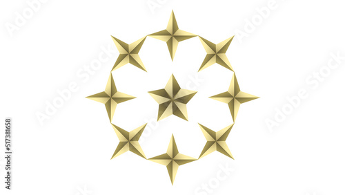 Star symbol vector ,isolated on white background , illustration EPS 10