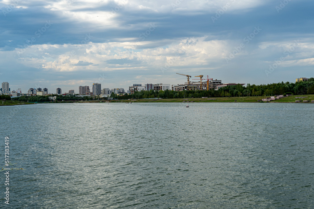 Embankment in Astana