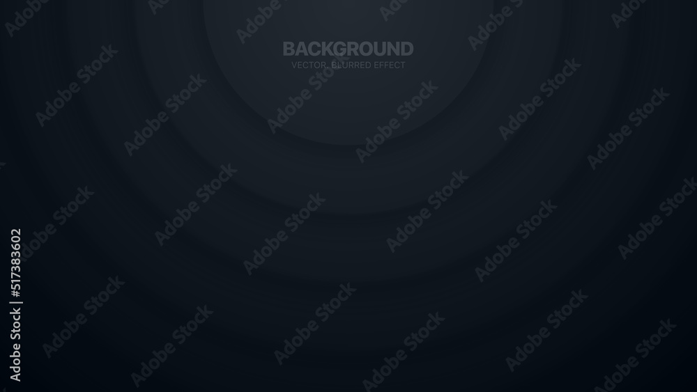Minimal Black Layered Radial Smooth Structure Morph Material Design 3D Vector Blurred Abstract Technology Background. Ripple Surface Dynamic Geometry Wallpaper. Render Abstraction Circular Strips Back Minimal Black Layered Radial Smooth Structure Morph Material Design 3D Vector Blurred Abstract Technology Background. Ripple Surface Dynamic Geometry Wallpaper. Render Abstraction Circular Strips Back