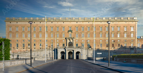 Photos Facade of The Royal Palace of Stockholm, Swedish: Stockholms Slott or Kungliga S