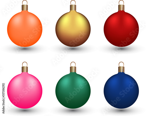 Christmas balls. Christmas vector decorations vector