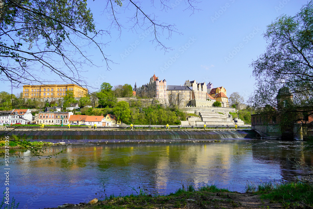 Bernburg Castle on the Saale. Renaissance Castle in Bernburg, Saxony-Anhalt. Bernburg Castle on the Saale. Renaissance Castle in Bernburg, Saxony-Anhalt.
