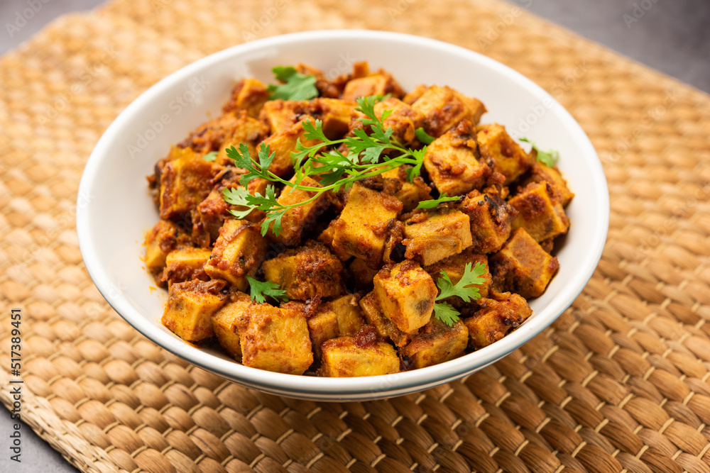 Indian style Suran sabzi or Jimikand sabji also known as Elephant Foot Yam or Ole stir fried recipe Indian style Suran sabzi or Jimikand sabji also known as Elephant Foot Yam or Ole stir fried recipe