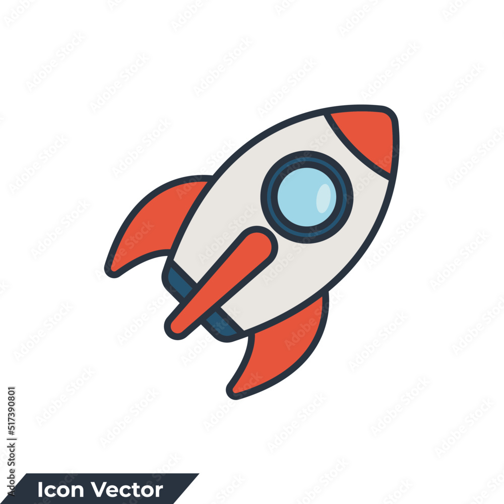 rocket icon logo vector illustration. project start up symbol template for graphic and web design collection rocket icon logo vector illustration. project start up symbol template for graphic and web design collection