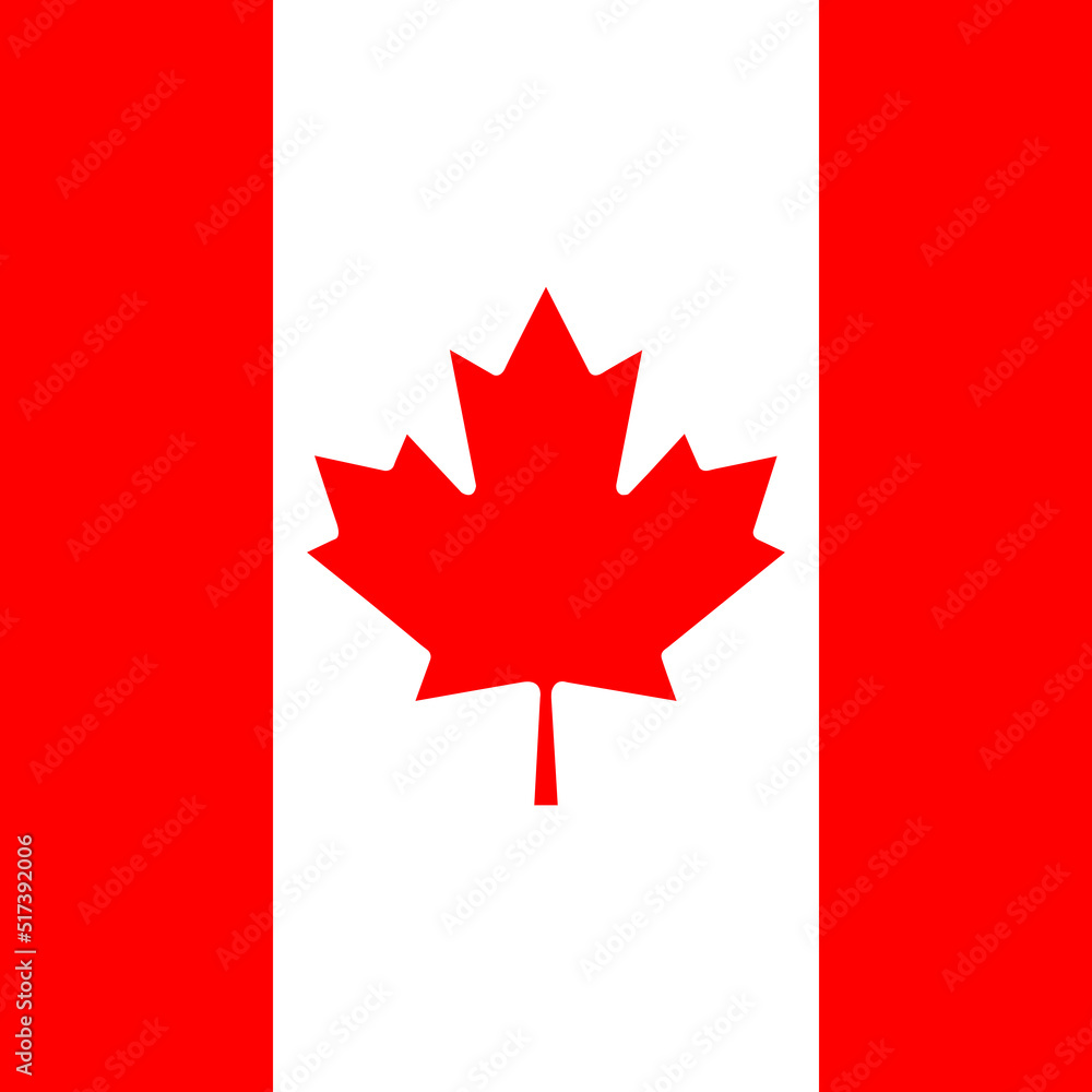 Naklejka premium High Resolution Canadian Flag 