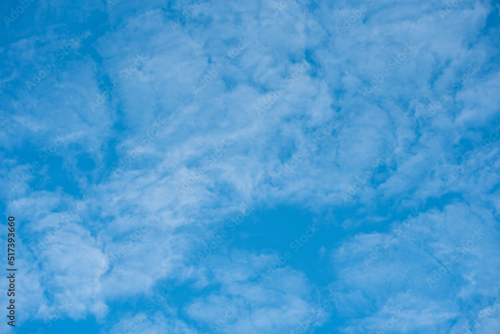 blue sky and clouds