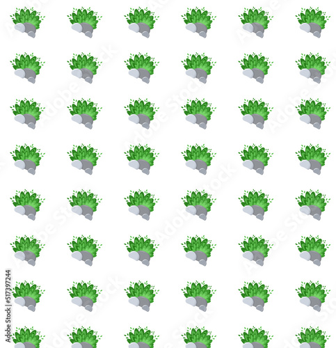  natural pattern with green leaves for printing on any materials.