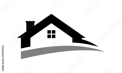 roof home building logo
