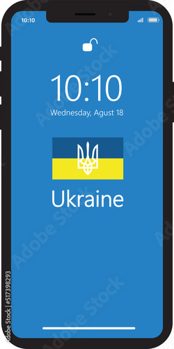push notification on smartphone Ukraine