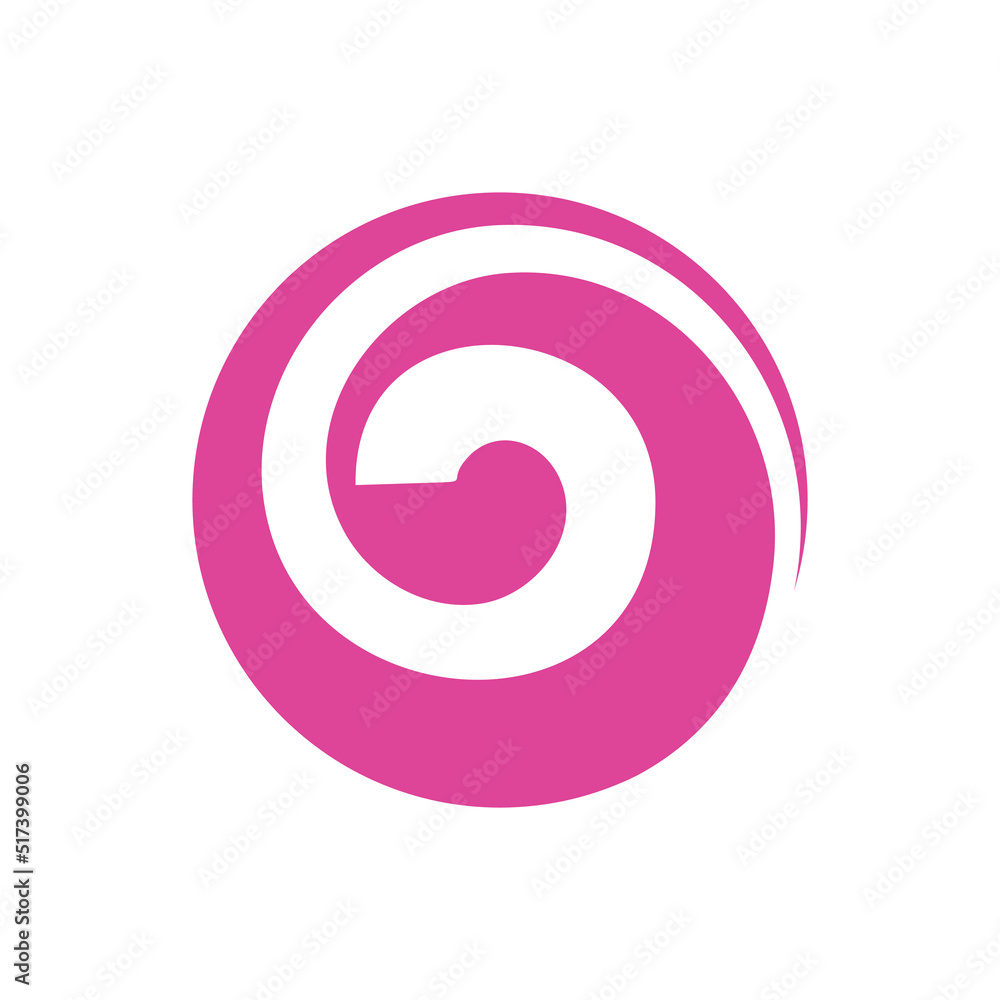 Circle vector flat design template logo Circle vector flat design template logo