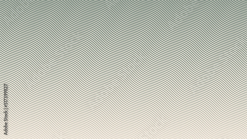 Parallel Hatching Wavy Ripple Lines Halftone Pattern Abstract Vector Smooth Gradient Pale Green Texture Isolated On Light Background. Half Tone Art Graphic Oblique Etching Strokes Aesthetic Wallpaper