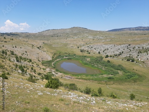 Blatacko lake near Blace, mountain Bjelasnica, Bosnia and Herzegovina