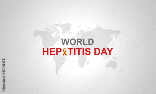 happy world hepatitis day background template