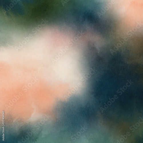 Beautiful watercolour stains. Abstract art. Versatile artistic image for creative design projects: posters, banners, cards, magazines, covers, prints, wallpapers.