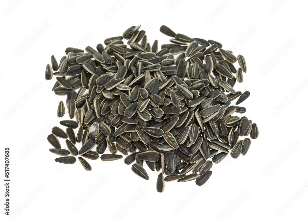 Sunflower seed isolated on white background Sunflower seed isolated on white background