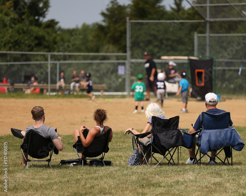 watching youth baseball photo