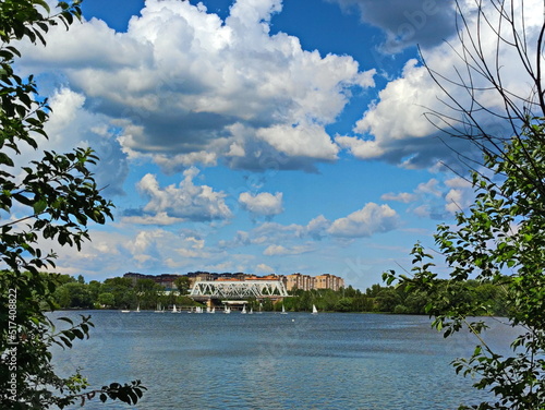 Sails of summer in Dolgoprudny photo