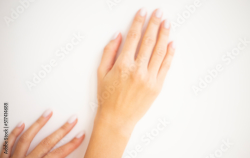 hands isolated on white