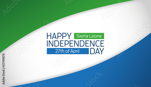 Fotografiet Sierre Leone Unabhängigkeitstag 27. April